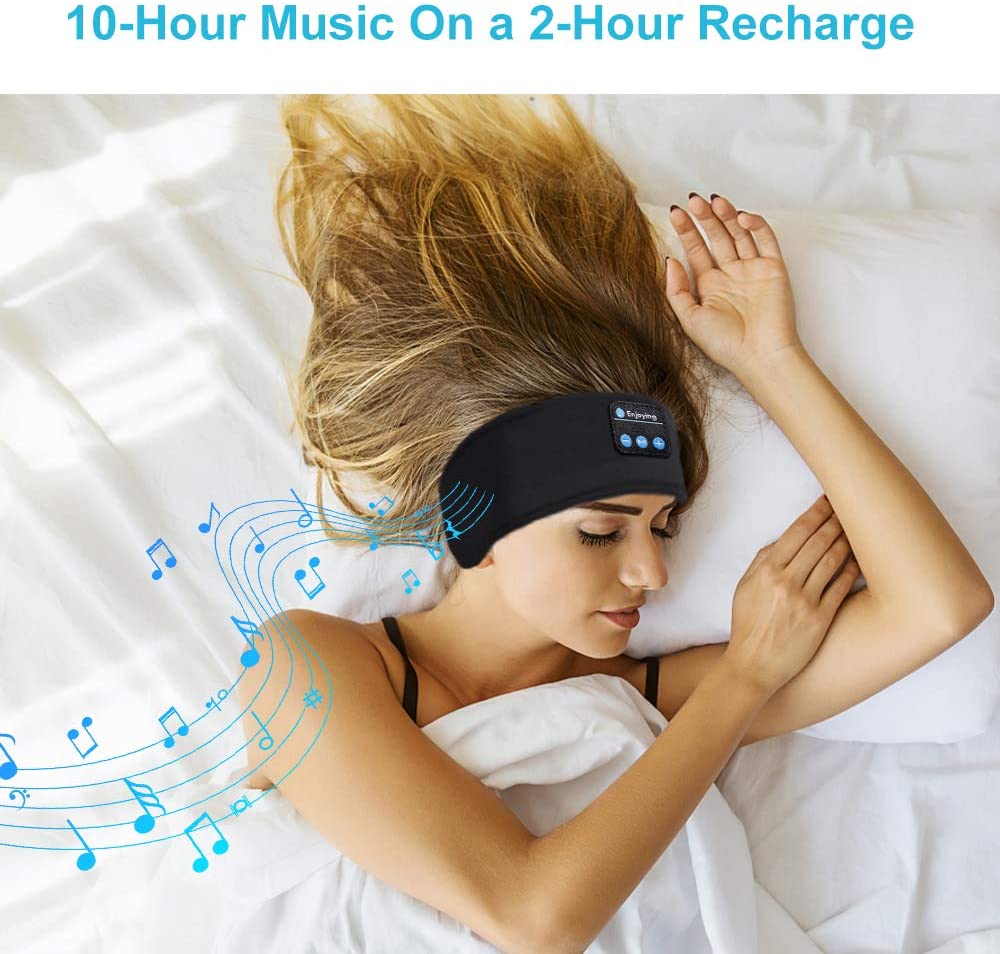 Bluetooth Sleep Headphones- Good Sleep with Comfy Eye Cover and Music