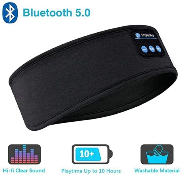 Bluetooth Sleep Headphones- Good Sleep with Comfy Eye Cover and Music