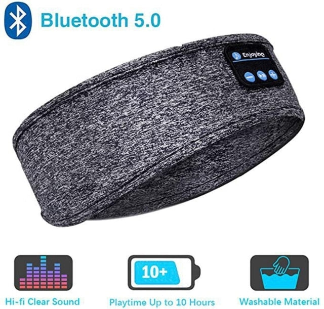 Bluetooth Sleep Headphones- Good Sleep with Comfy Eye Cover and Music