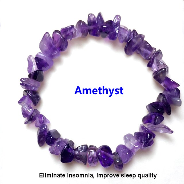 Irregular Natural Crystals 7 Chakras Stone Bracelet