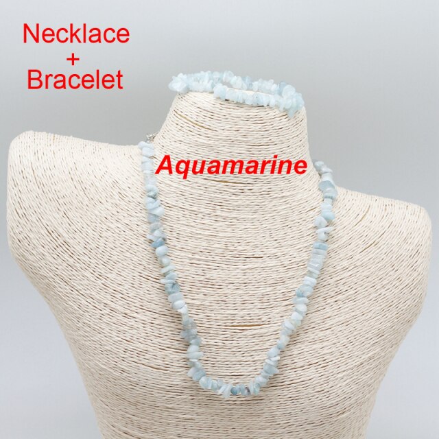 Irregular Natural Crystals 7 Chakras Stone Bracelet