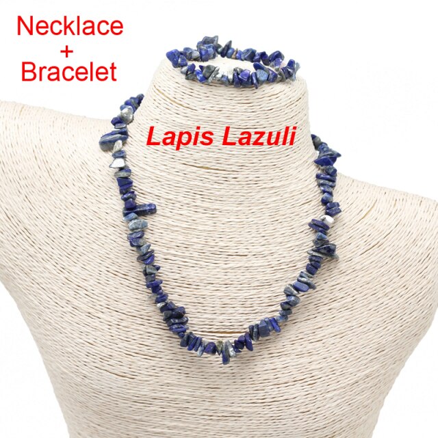 Irregular Natural Crystals 7 Chakras Stone Bracelet