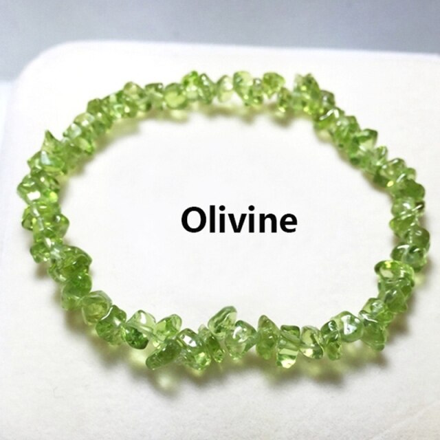 Irregular Natural Crystals 7 Chakras Stone Bracelet