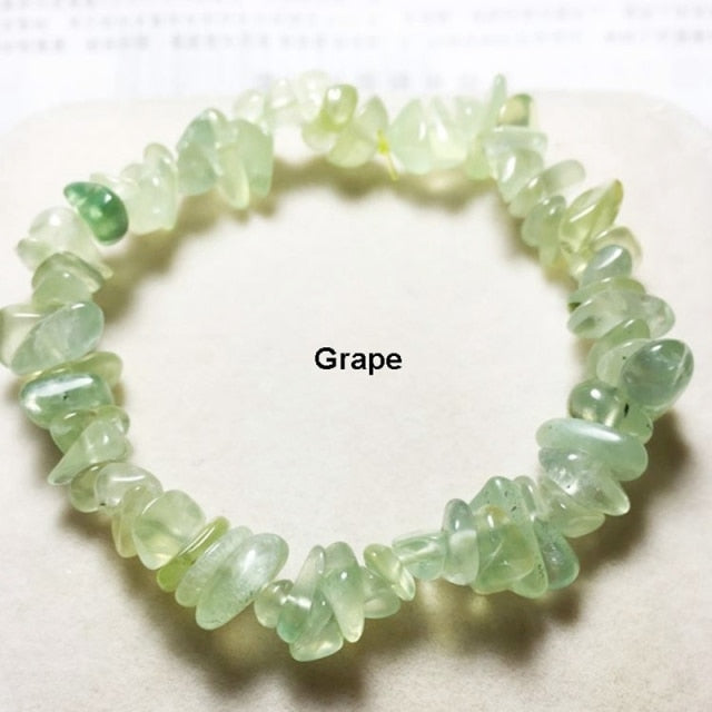 Irregular Natural Crystals 7 Chakras Stone Bracelet