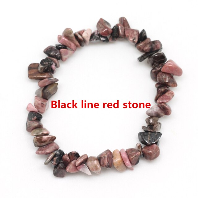 Irregular Natural Crystals 7 Chakras Stone Bracelet