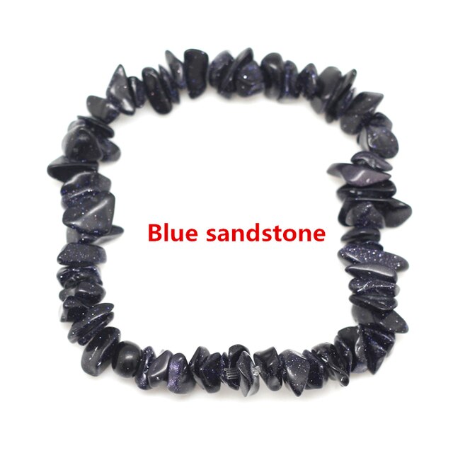 Irregular Natural Crystals 7 Chakras Stone Bracelet