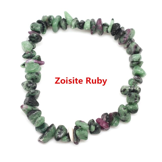 Irregular Natural Crystals 7 Chakras Stone Bracelet