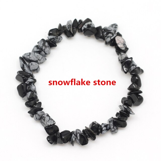 Irregular Natural Crystals 7 Chakras Stone Bracelet