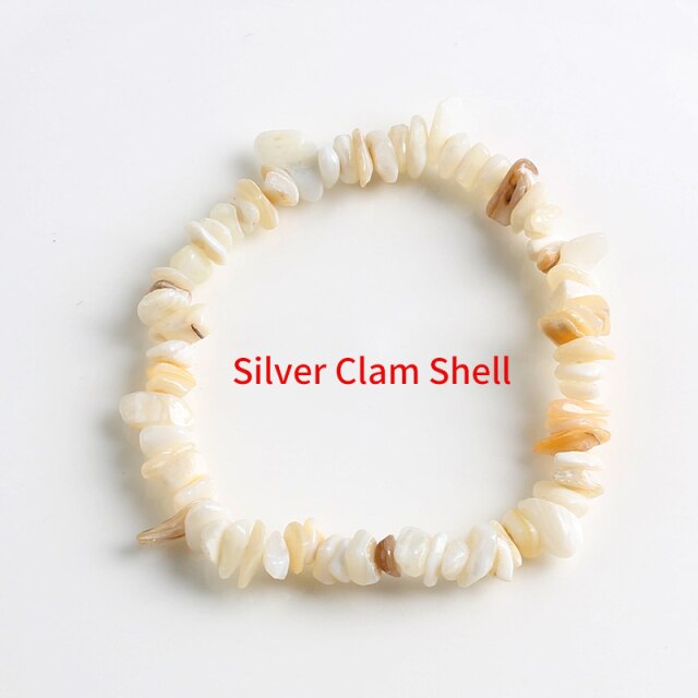 Irregular Natural Crystals 7 Chakras Stone Bracelet