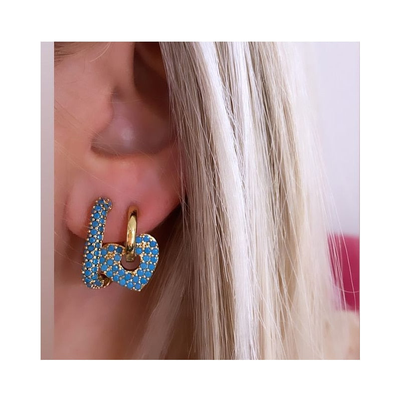 NEW Hoop earrings gold/silver color small hoop earrings
