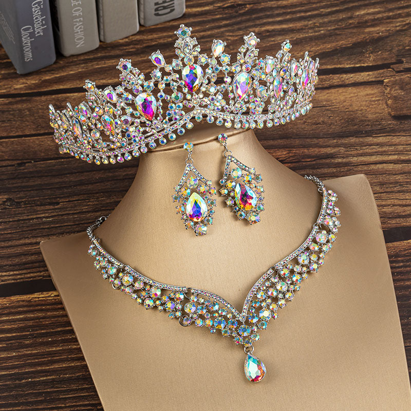 Gorgeous Crystal AB Bridal Jewelry Sets