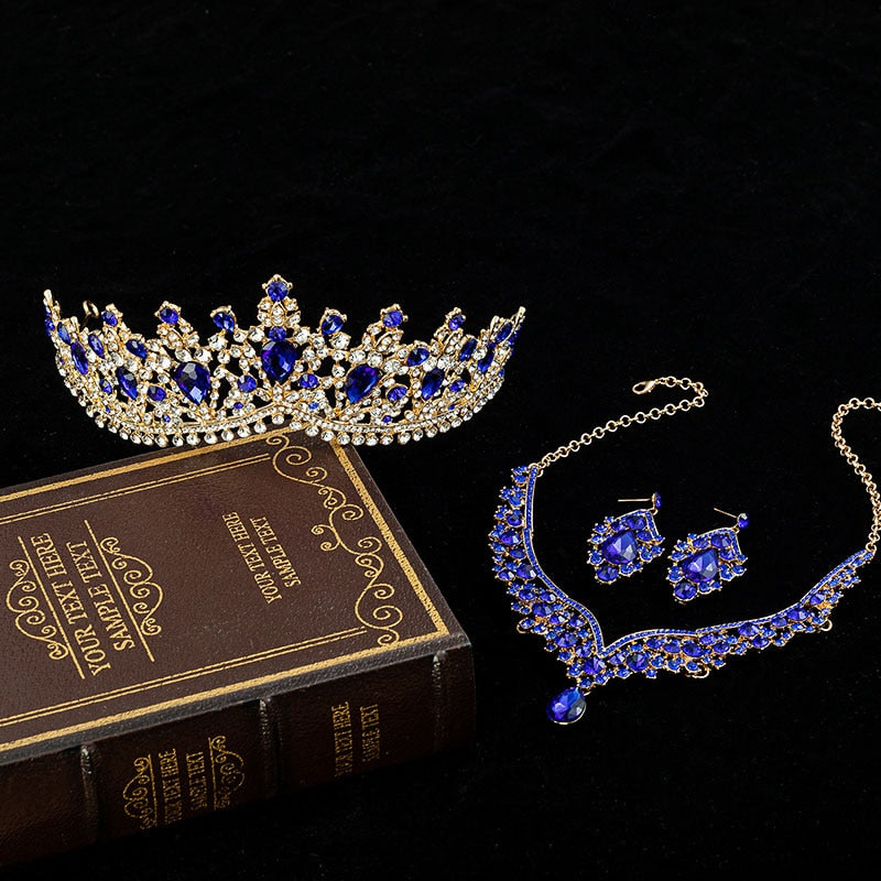 Gorgeous Crystal AB Bridal Jewelry Sets