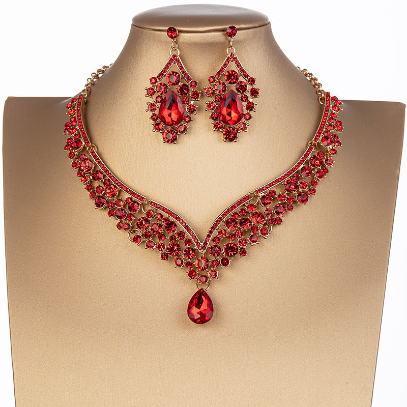 Gorgeous Crystal AB Bridal Jewelry Sets