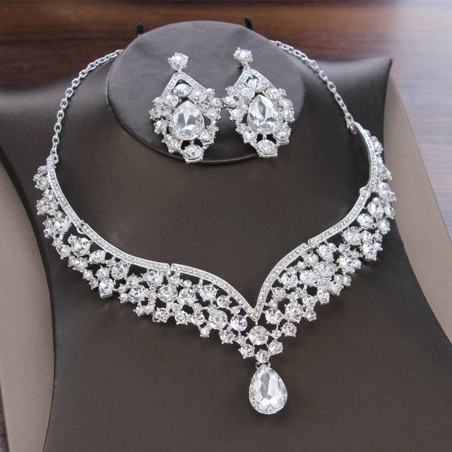 Gorgeous Crystal AB Bridal Jewelry Sets