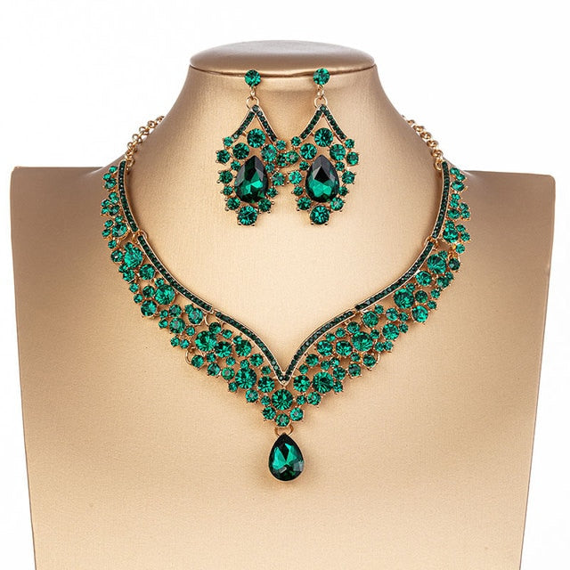 Gorgeous Crystal AB Bridal Jewelry Sets
