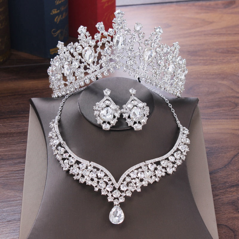Gorgeous Crystal AB Bridal Jewelry Sets