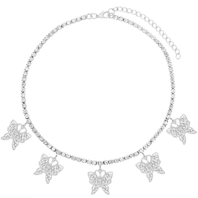 Big Butterfly Pendant Necklace