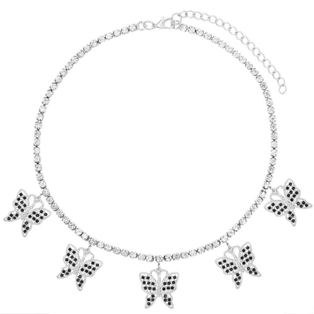 Big Butterfly Pendant Necklace