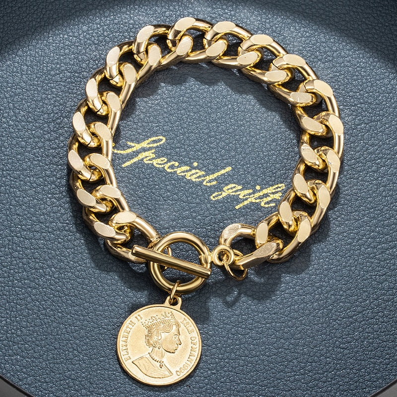 Fashion Gold Multilayer Chain Bracelets For Women