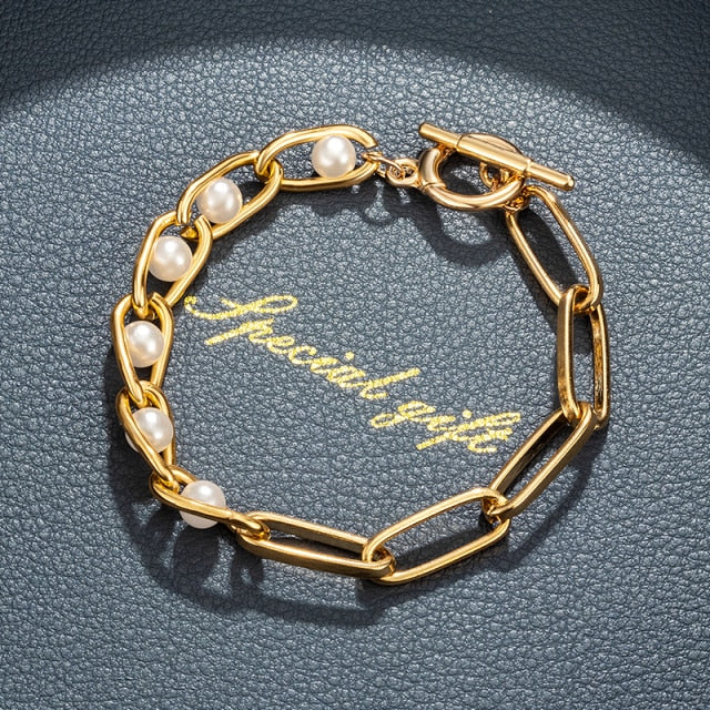Fashion Gold Multilayer Chain Bracelets For Women