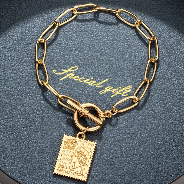Fashion Gold Multilayer Chain Bracelets For Women
