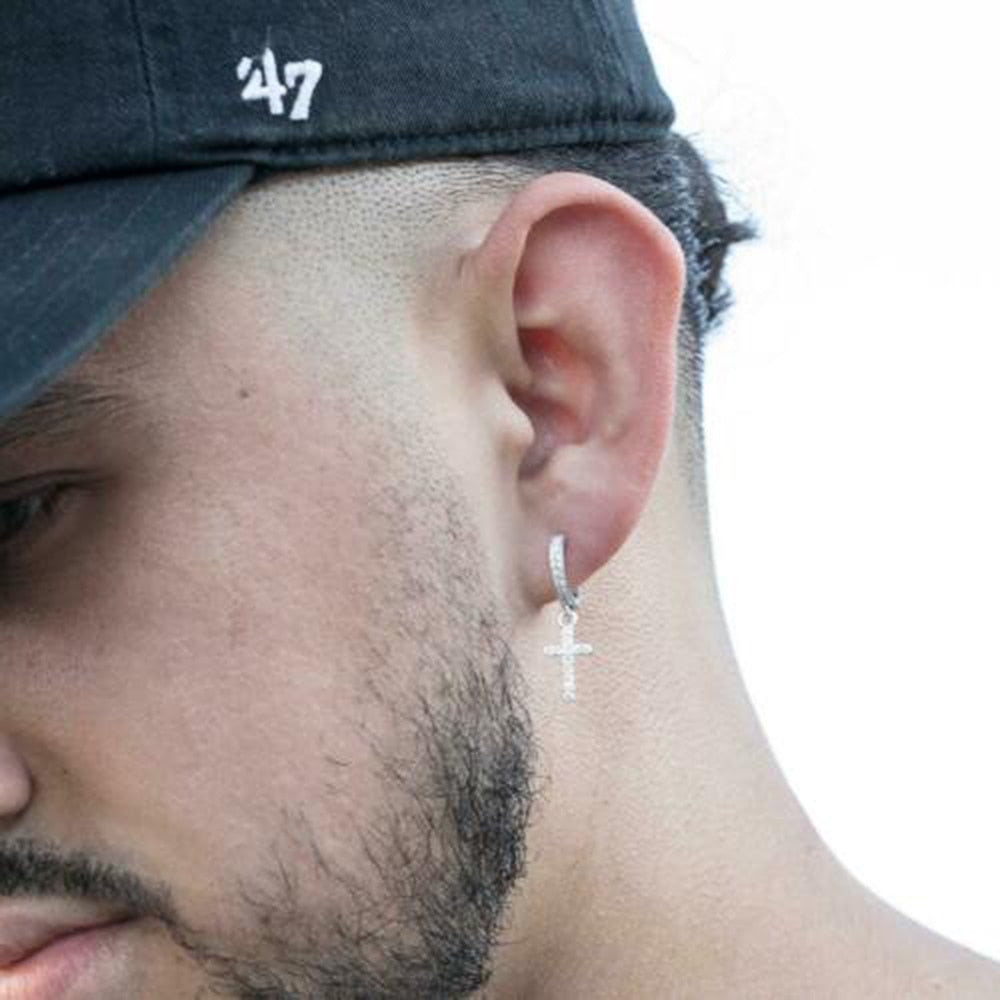 New Trendy Cross Drop Earring