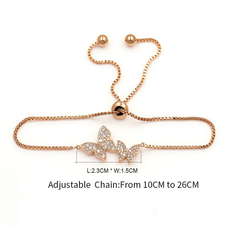 Trendy Classic Elegant Butterfly Bracelet