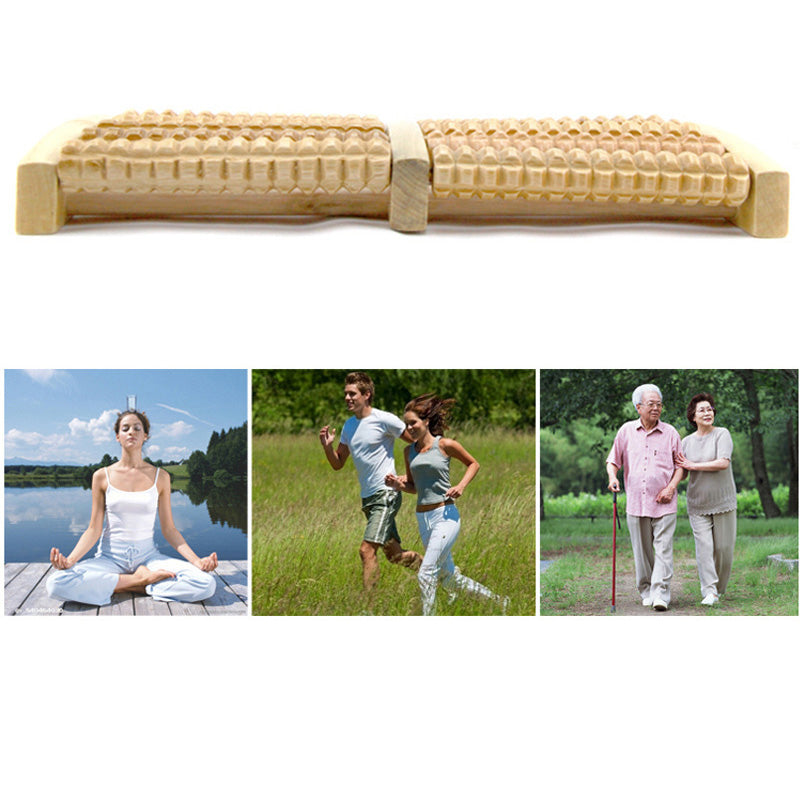 Wooden Foot Massage Roller