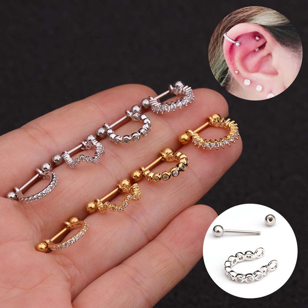 Stainless Steel Ear Piercing Barbell