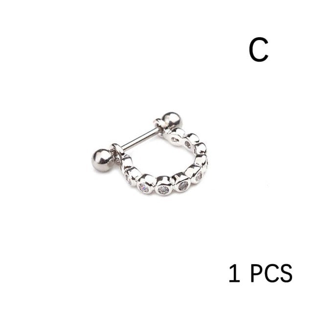 Stainless Steel Ear Piercing Barbell