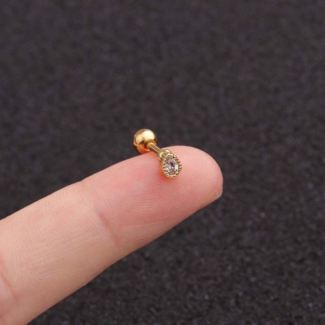 Stainless Steel Ear Piercing Barbell