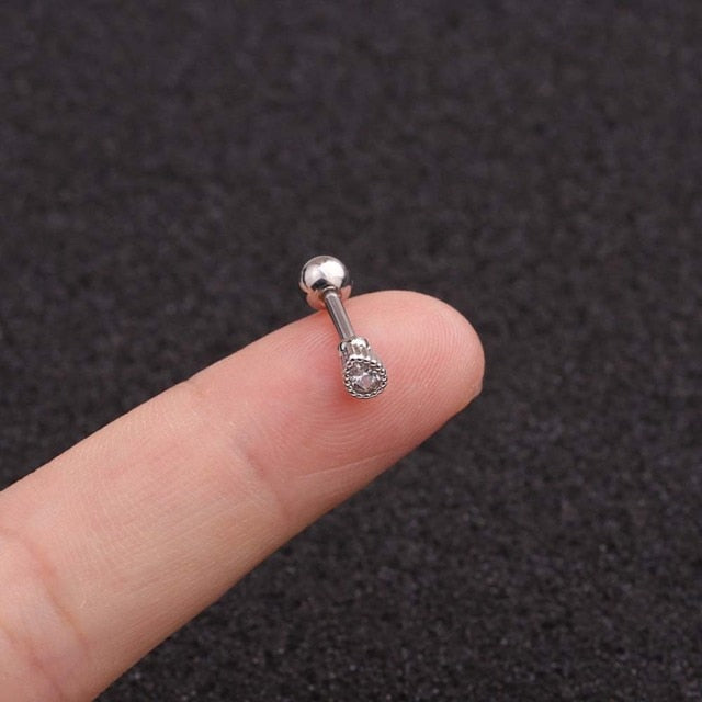Stainless Steel Ear Piercing Barbell