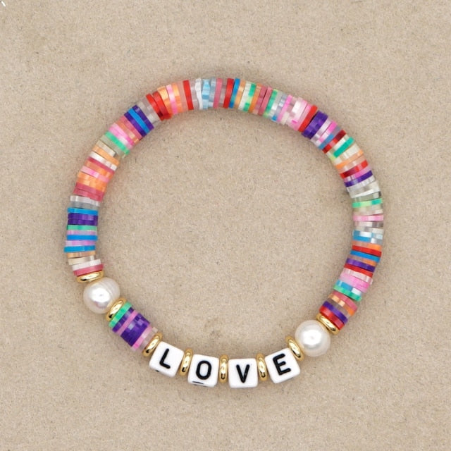 Evil Eye Bracelets Love Letter Bracelet For Women