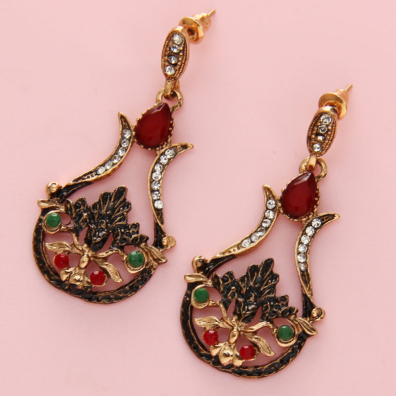 Bijouterie  Rhinestone Earrings and Necklace Set