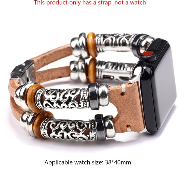 Vintage Multi-layer Leather Intelligent Wristband  Bracelet For Men