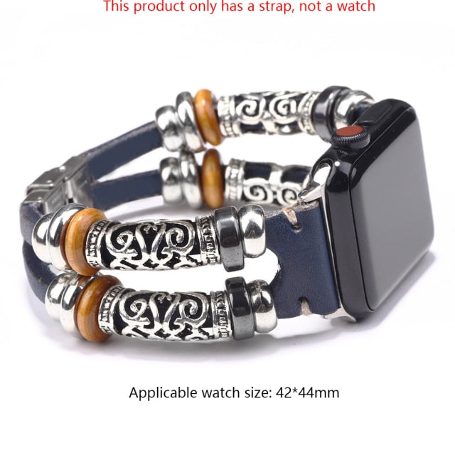Vintage Multi-layer Leather Intelligent Wristband  Bracelet For Men
