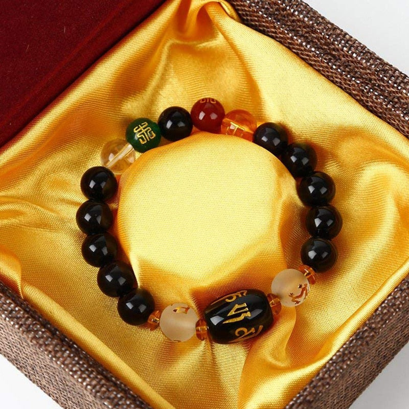 Feng Shui Obsidian Five-element Wealth Porsperity  Bracelets