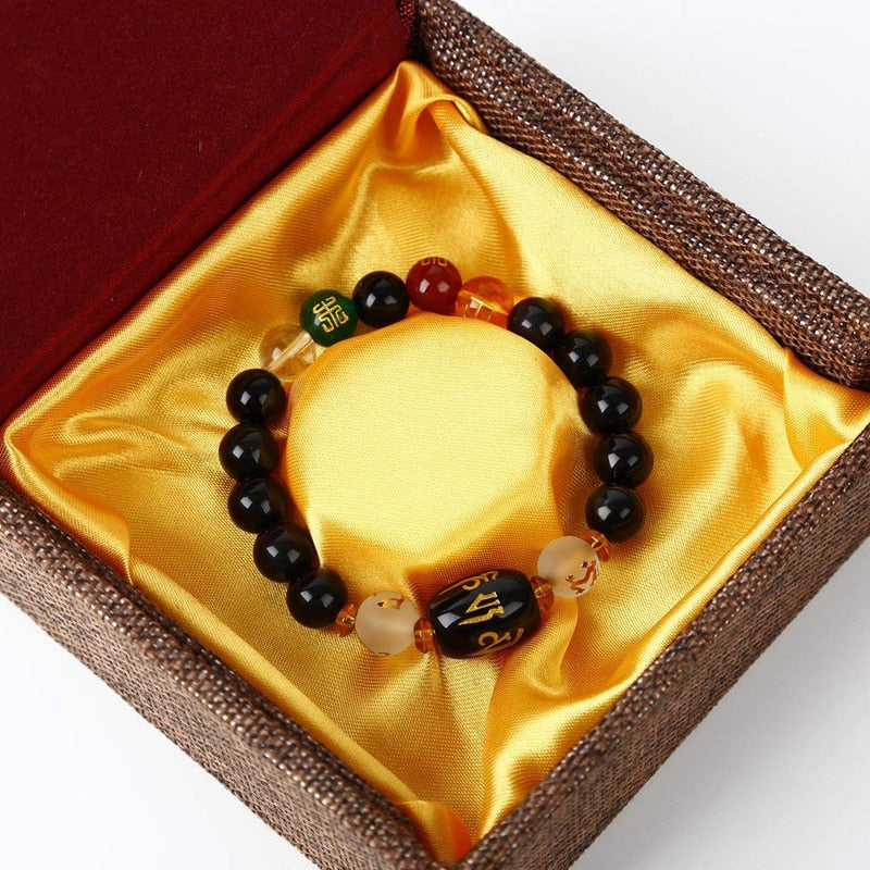 Feng Shui Obsidian Five-element Wealth Porsperity  Bracelets