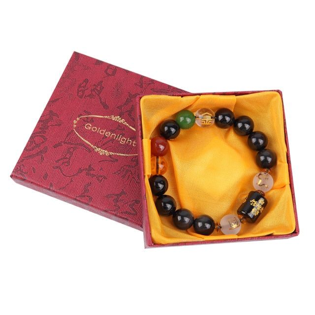 Feng Shui Obsidian Five-element Wealth Porsperity  Bracelets