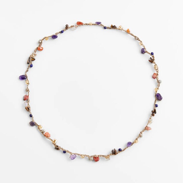 ZA Nature Stone Pearl Necklaces