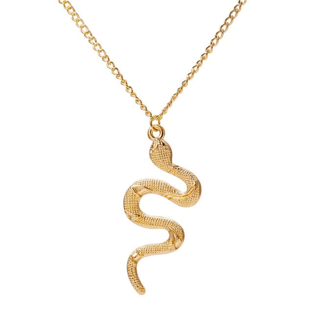 New Animal Snake Dangle Women Pendant Necklace