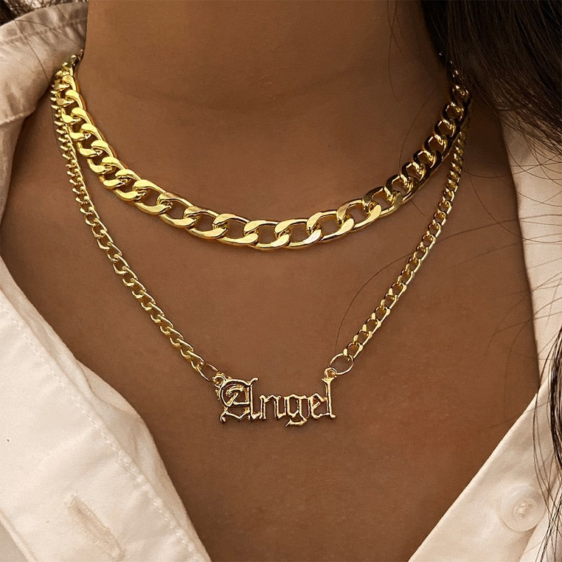 Punk Vintage Snake Pendant Necklace