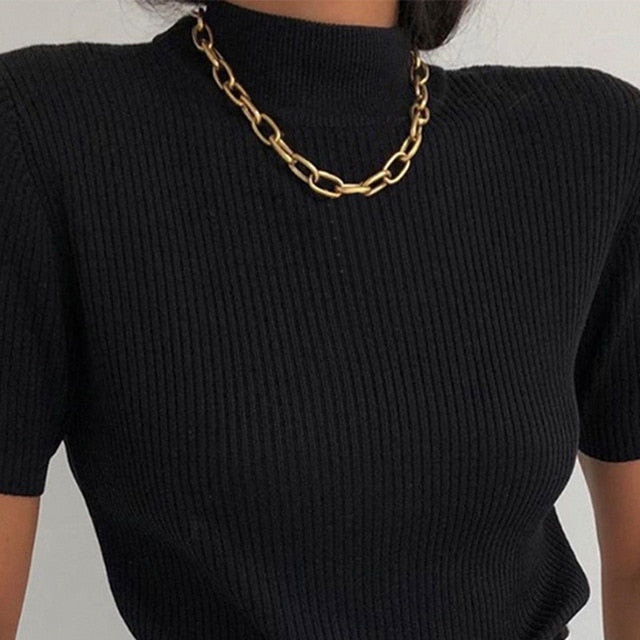 Punk Vintage Snake Pendant Necklace