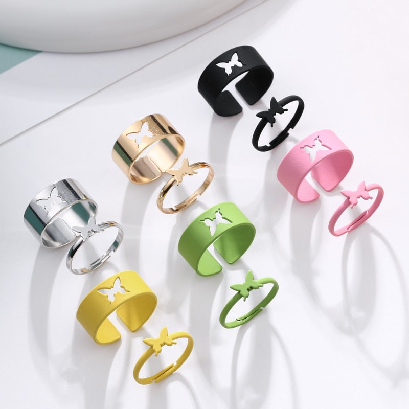 Fashion Elegant Imitation Pearl Adjustable Opening Rings For Women