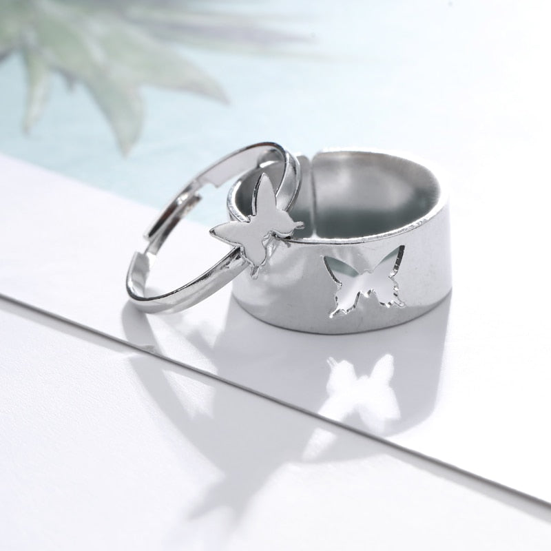 Fashion Elegant Imitation Pearl Adjustable Opening Rings For Women