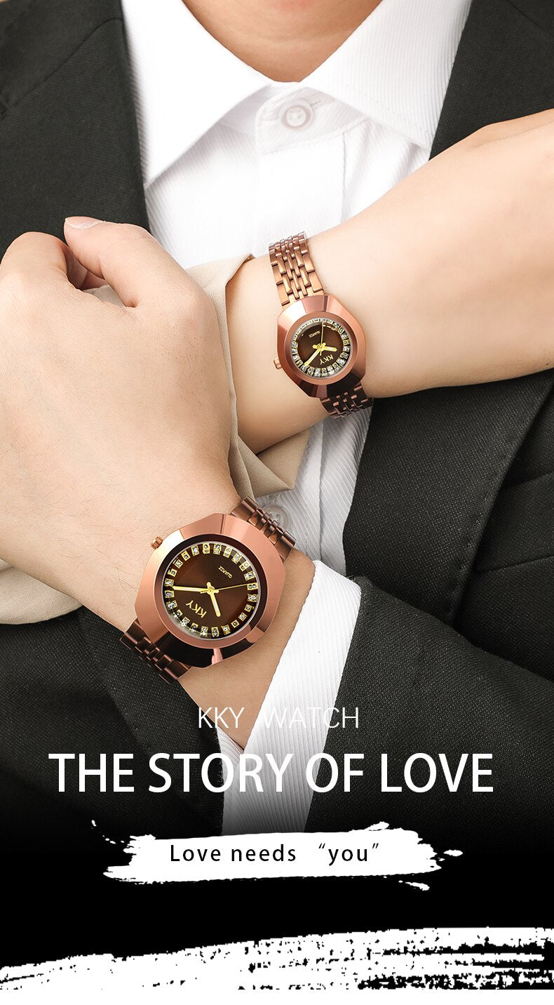 Luxury Creative New Couple Watches Women Men Watch