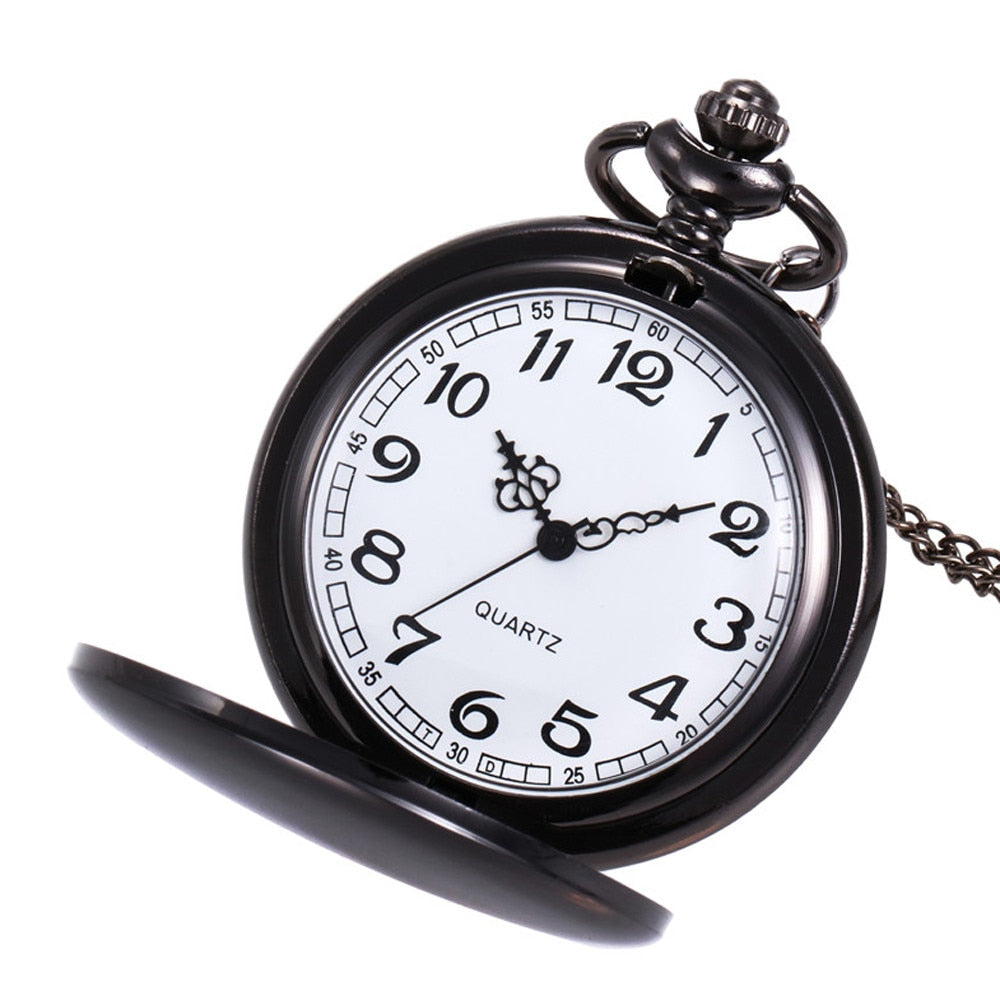 randpa Father Gift Men's Gold Sliver Pocket Watch