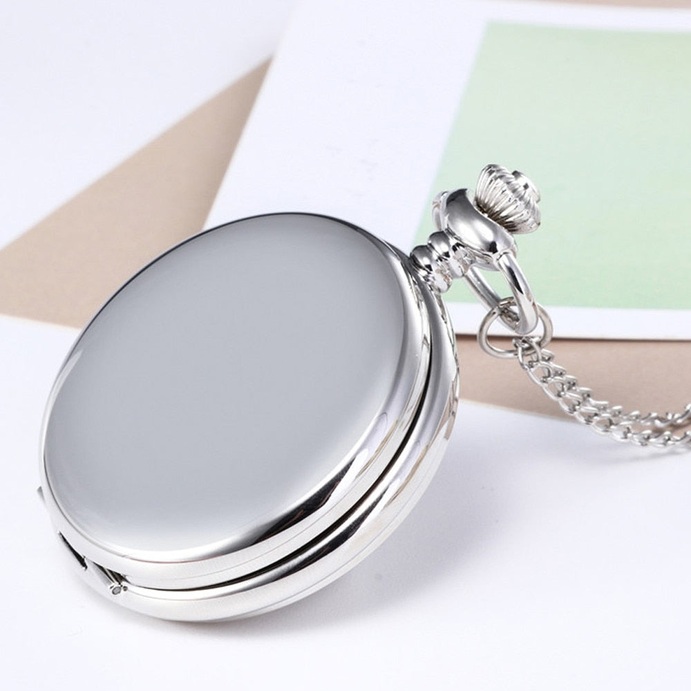 randpa Father Gift Men's Gold Sliver Pocket Watch