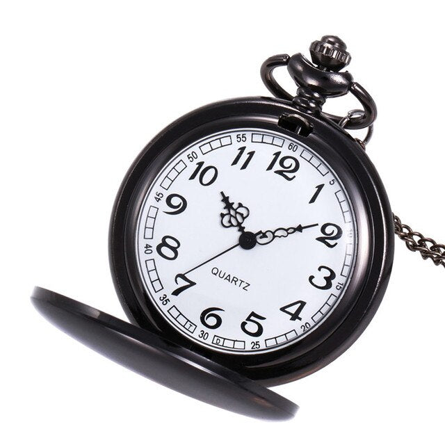 randpa Father Gift Men's Gold Sliver Pocket Watch