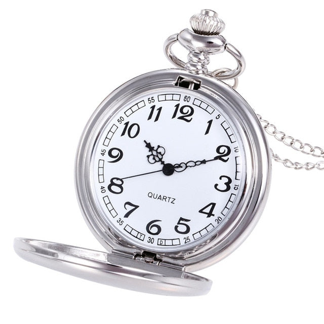 randpa Father Gift Men's Gold Sliver Pocket Watch